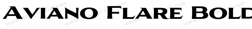 Aviano Flare Bold字体转换